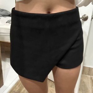 black velvet skort perfect for going out
